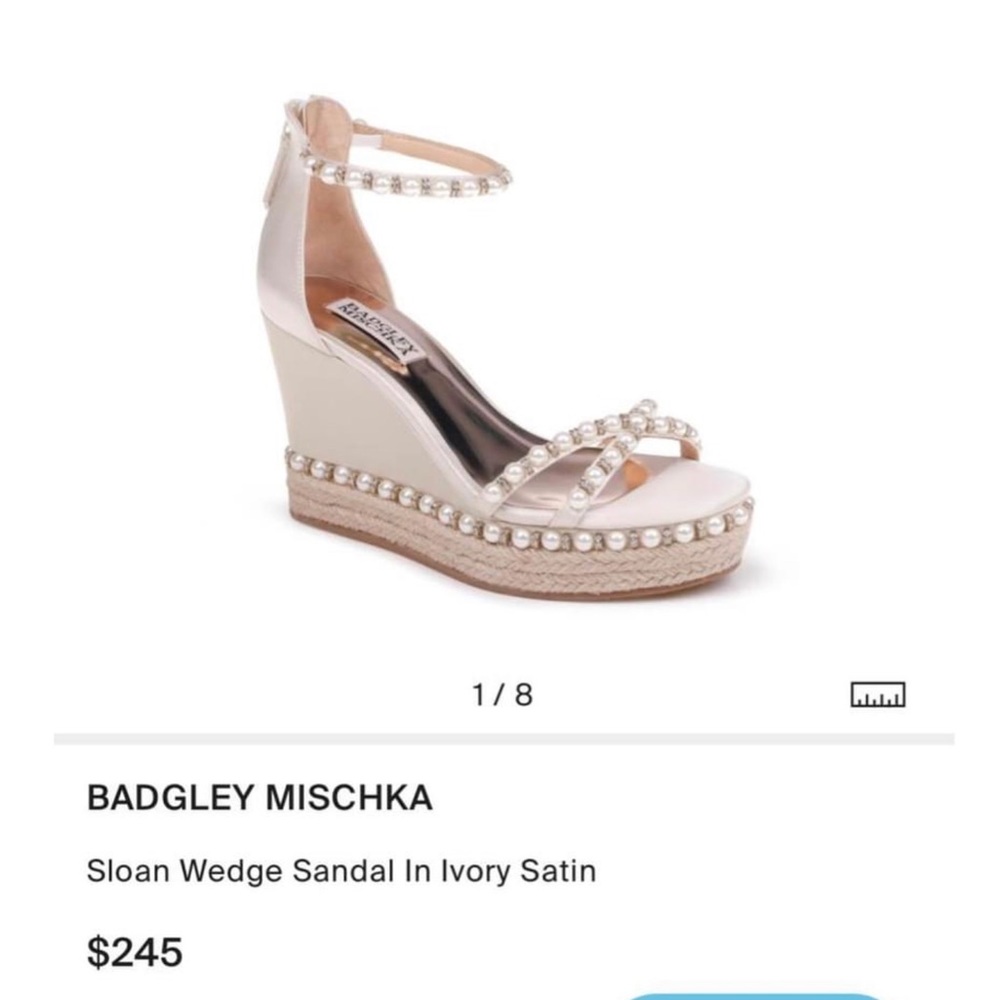 Badgley Mischka Sloan Espadrille Wedge Sandal